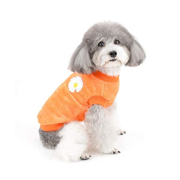 ZUNEA 犬 服 冬 ジャケット コート 秋冬 小型犬 あたたかい モコモコパーカー 可愛い 柔らかい フリース パーカー