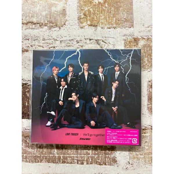 LOVE TRIGGER / We'll go together(初回盤A)(CD+DVD) Snow Man MENT RECORDING C185-446