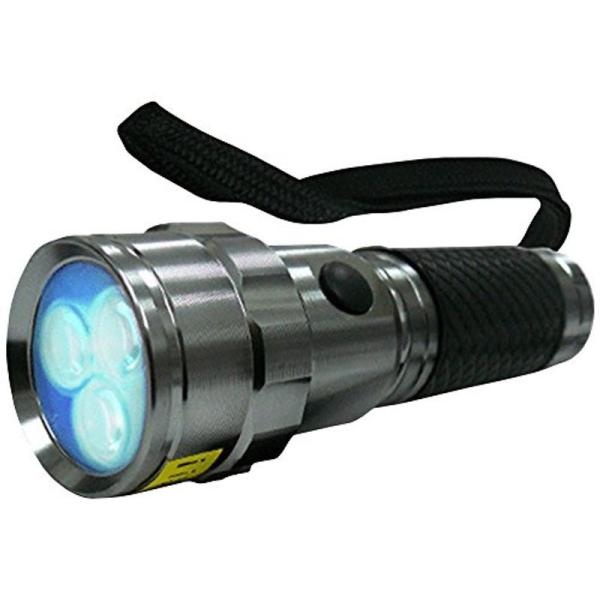 コンテック(KONTEC) 日亜化学工業社製UV-LED搭載 3灯パワーブラックライト 実用点灯20時間 PW-UV343H-02