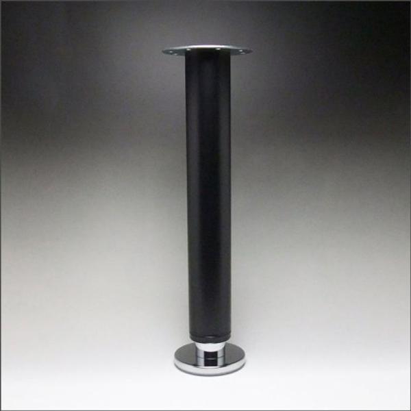 e-kanamono テーブル脚 昇降式ポール脚 DSS-500A 高さ調整幅 600800mm(4cm間隔x5段階昇降) 黒塗装