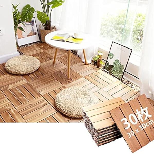 えるみストアウッドパネル 30枚×6箱セット ウッドデッキ ウッドタイル