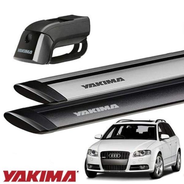 YAKIMA 正規品 アウディ A4/S4ワゴン B5/B6/B7系 1998-2008年式 ルーフレール付き車両に適合 ベースキャリアセッ