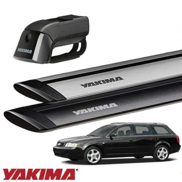 YAKIMA 正規品 アウディ A6/S6 ワゴン/オールロード 4B系 ルーフレール付き車両に適合 ベースキャリアセット (ティンバーライ