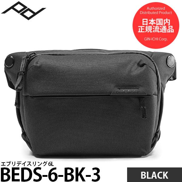Peak Design ピークデザイン BEDS-6-BK-3 エブリデイスリング 6L Peak Design ピークデザイン BEDS-6-BK-3 エブリデイスリング 6L