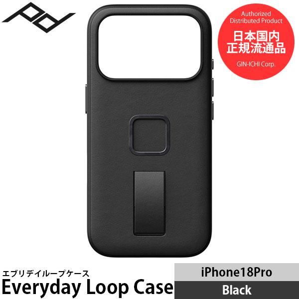 ピークデザイン M-LC-CN-BK-1 エブリデイループケース iPhone18Pro専用 ブラック / クラリーノ 【メール便 送料無料】【即納】
