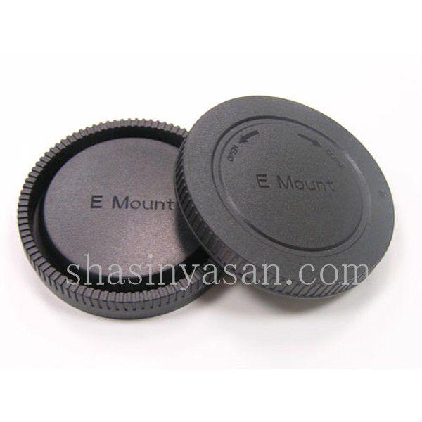 SONYα　Eマウント用の樹脂製ボディーキャップ、レンズリアキャップです。樹脂製ながらしっかりとした作りになっていますので、大切なカメラやレンズをチリや埃からしっかり守ります。 [un unx8516 sony α]