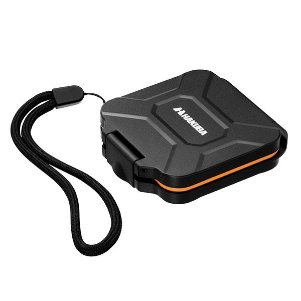 CFexpress Type Aカード4枚とmicroSDカード8枚を収納・従来品比約43％スリム化した樹脂製メモリーカードケースです。厚さわずか約17mmながら丈夫なABS樹脂とクッション材で大切なメモリーカードを保護します。・密閉度を高...