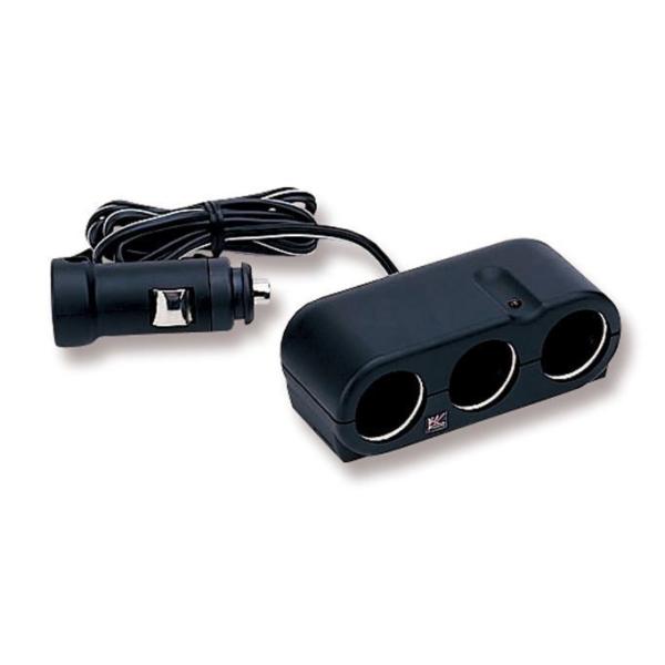 槌屋ヤック YAC ソケット CEトリプルソケット 24V CE302 トラック・カー用品