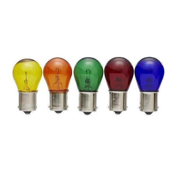 25W 電球 レッド BA15S/S-25 24V用 全5色  D25 トラック・カー用品