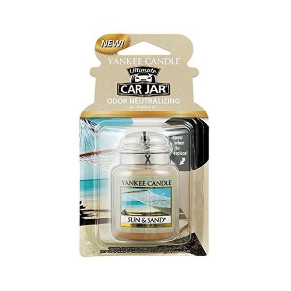 ヤンキーキャンドル ネオカージャー 車用 芳香剤 サン＆サンド YANKEE CANDLE Neo Car Jar カーフレグランス トラック・カー用品