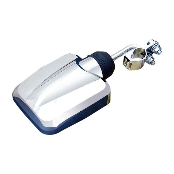 品番 CV301 カラー シルバー ・アジャスト付き取付金具で多種なミラーステーにもジャストフィット。 ・距離感をつかみやすい平面鏡。 ・純正部品相当の最高級クロームメッキ仕上げ。 ・日本製。 ・意匠登録　第1243251号 ・取付適合寸法...