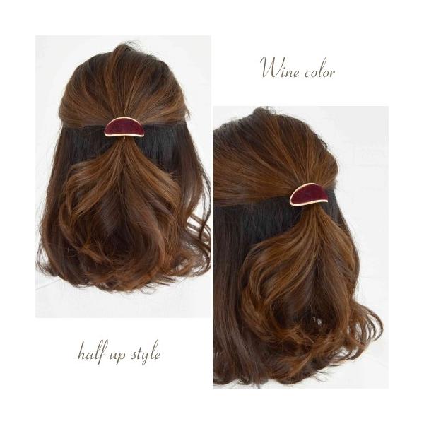 Sale ポニーフック ヘアカフ ハラコ風 ヘアアクセ レディース オーバル