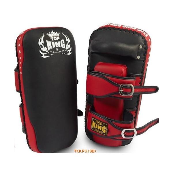TOP KING キックミット Mサイズ 黒/黄 TOP KING キックミット Mサイズ 黒/黄