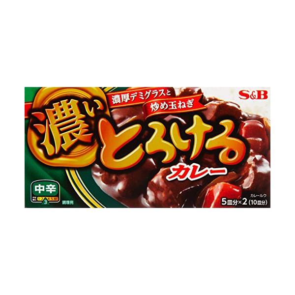 SB とろける濃いカレー 中辛 175g
