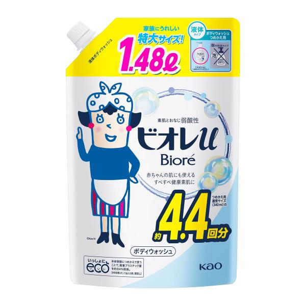 終売品！！　ビオレu ザボディクール　本体×1　詰め替え×4 涼やか Amazon | 花王 ビオレu ザ ボディ 泡タイプ クール