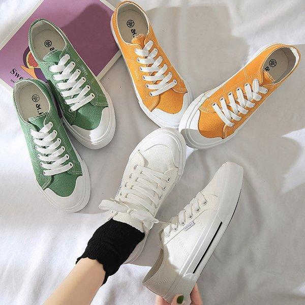 スニーカー レディース ローカット ベーシック キャンバス生地 歩きやすい 脱ぎやすい 履きやすい フラットシューズ 99klxy 009 Sheil 通販 Yahoo ショッピング