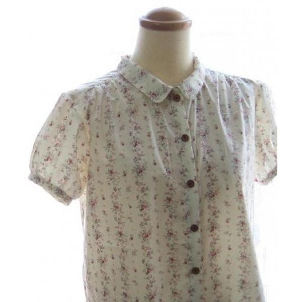パフスリーブのシャツブラウス型紙 ｍ ５ｌ 028w シェリエコレクション 通販 Yahoo ショッピング