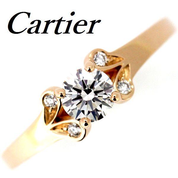 Cartier カルティエ バレリーナ ダイヤモンド 0.37ct E-VS2-VG リング 