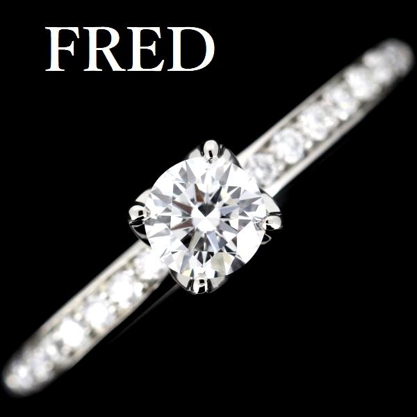 フレッド デルフィーヌ ダイヤモンド 0.31ct E-VS1-3EX ♯53 Fred フレッド デルフィーヌ ダイヤモンド 0.31ct E-VS1-3EX リング