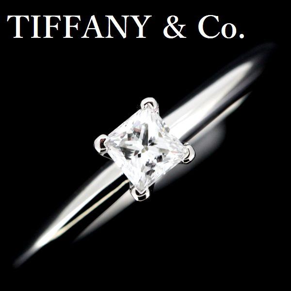 TIFFANY&Co. ティファニー スクエア プリンセス 0.21ct D-VVS1-EX  