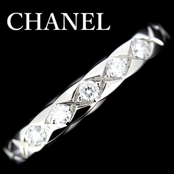 CHANEL シャネル ココクラッシュ ダイヤモンド 5P リング Pt950 CHANEL シャネル ココクラッシュ ダイヤモンド 5P リング Pt950