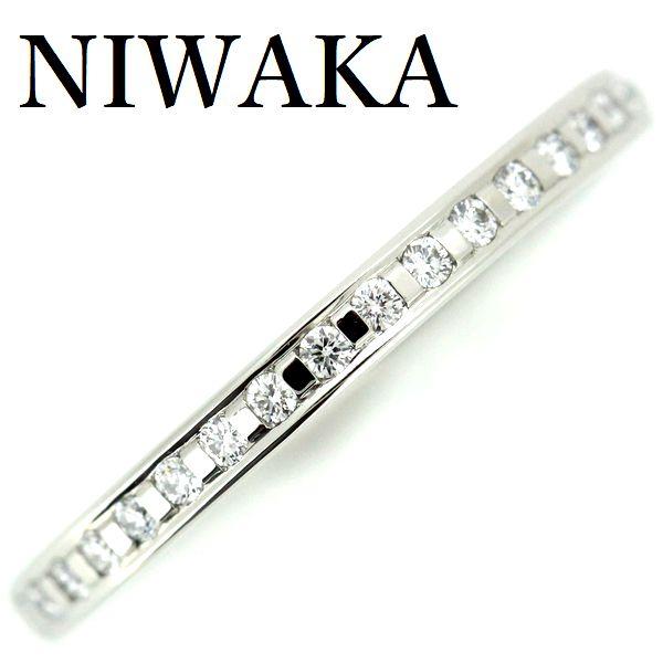 俄 NIWAKA かれん ダイヤモンド リング Pt950 : 株式会社 俄 NIWAKA かれん ダイヤモンド リング Pt950 : 株式会社