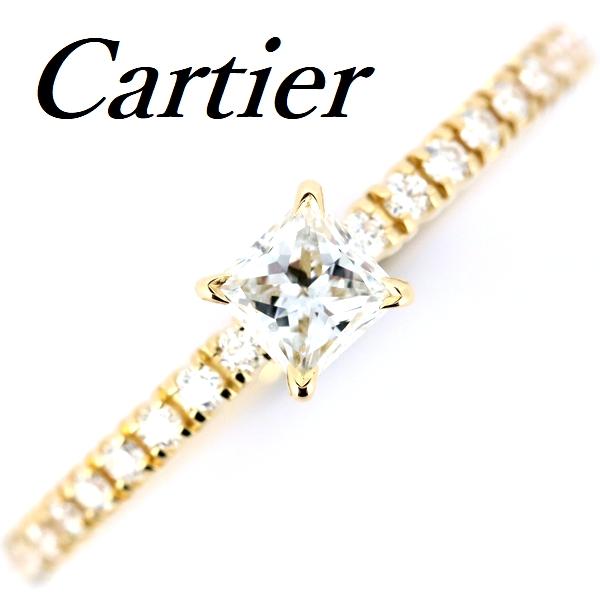 エタンセル ドゥ カルティエ リング、プリンセスカット Cartier（カルティエ） エタンセル ドゥ プリンセスカット