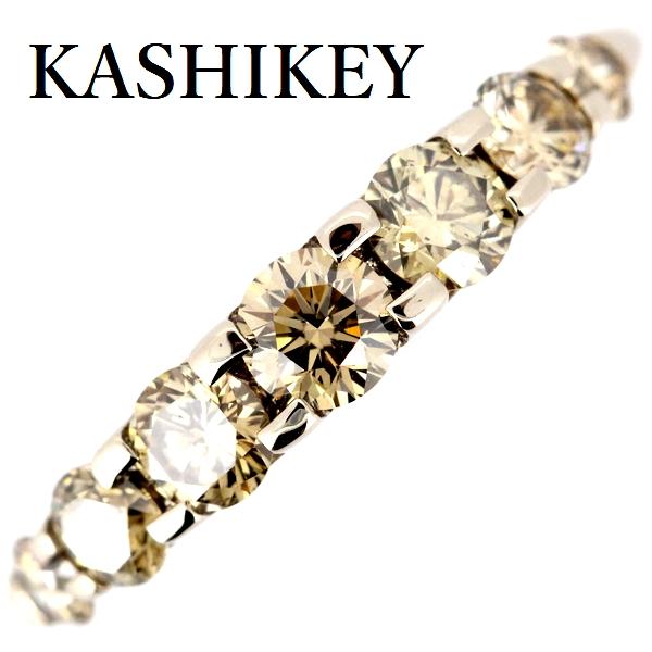 カシケイ ネイキッド ブラウン ダイヤモンド リング 1.00ct K18BG 13号