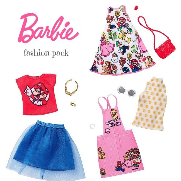 Barbie バービー ファッション パック スーパーマリオ Fashion Pack 服 セット Shelly S 通販 Yahoo ショッピング