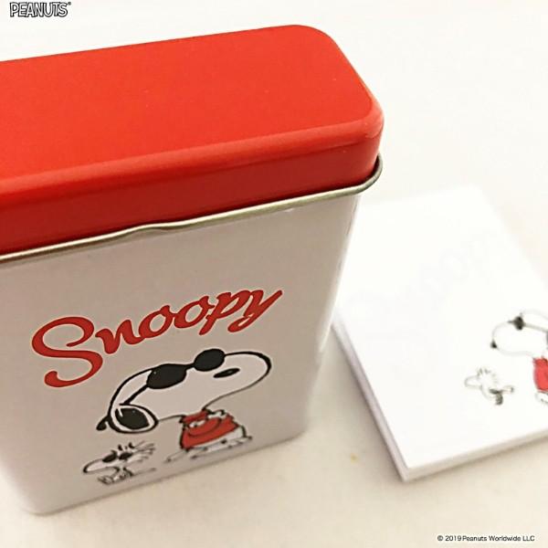 Peanuts Snoopy スヌーピー 缶ケース入りメモ 缶メモ 80枚入りジョークール Joe Cool デザイン Shelly S 通販 Yahoo ショッピング