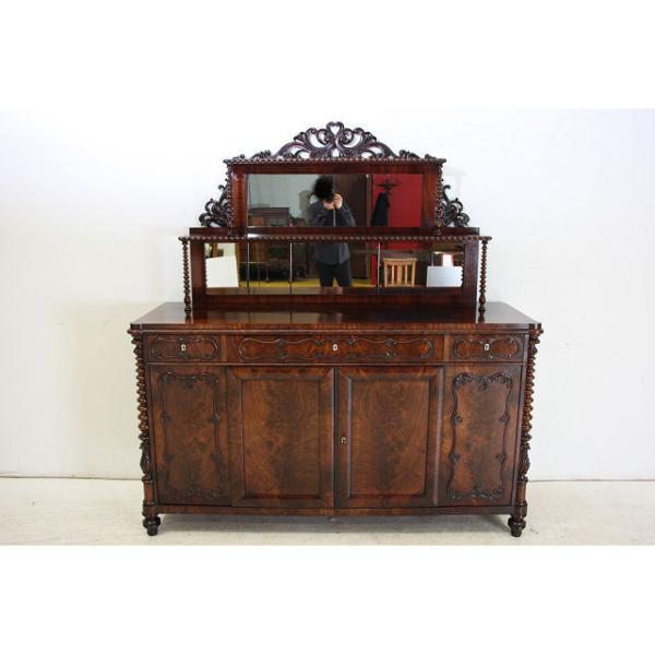 sb-2 1880年代イギリス製アンティーク ビクトリアン マホガニー&オーク