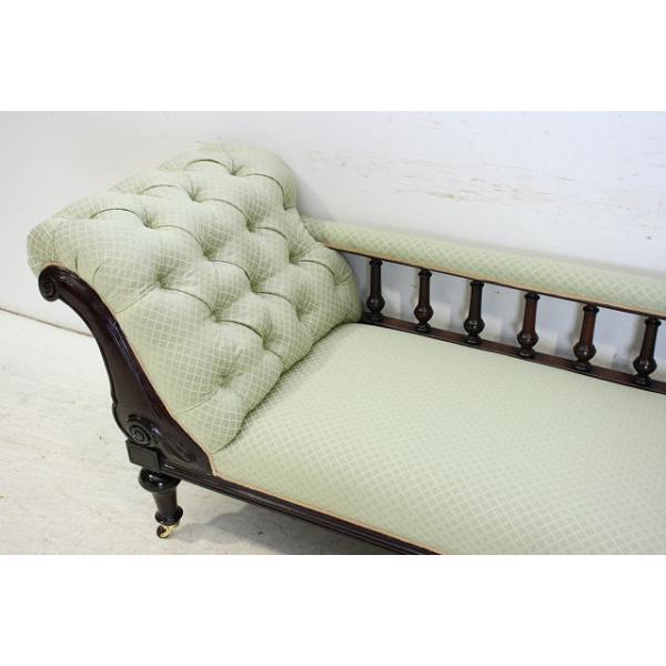 最大12 Offクーポン カウチソファ アンティーク イギリス ビンテージ マホガニー 家具 開梱設置 無料