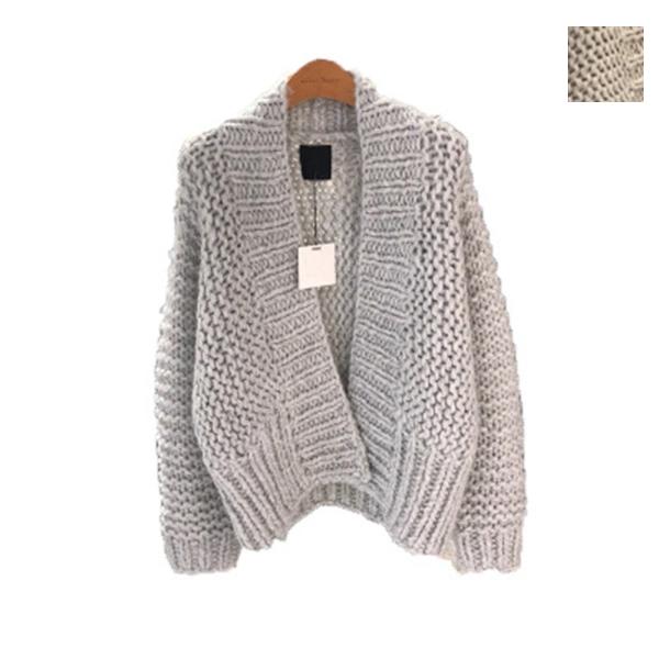 ざっくり ニット カーディガン レディース ボタンなし ゆったり 大きいサイズ カーデ トップス 送料無料 G Shiawase Clothes 通販 Yahoo ショッピング