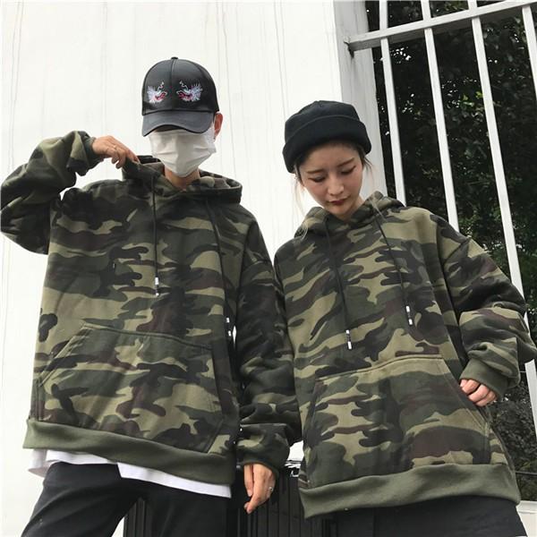 韓国 原宿系 ファッション レディース 迷彩柄 長袖 パーカー カラフル ダンス 衣装 派手 カワ 送料無料 Sh0165 Shiawase Clothes 通販 Yahoo ショッピング