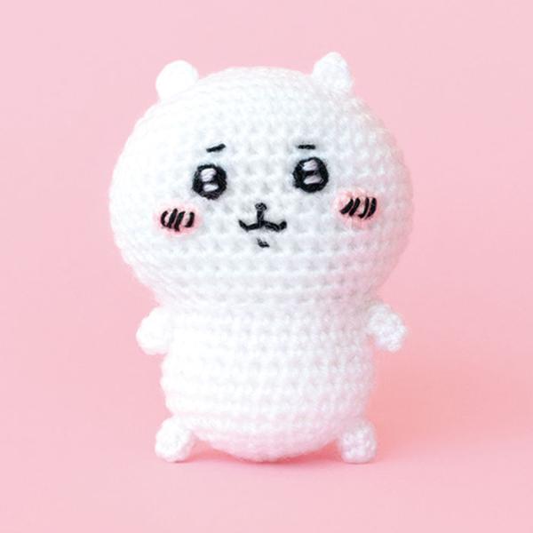 【重要】作成に必要なかぎ針、毛糸とじ針はついてません。針付きのセット（hm306-177set）も販売しております。「なんか小さくてかわいいやつ」イラストレーターのナガノさんによる人気作品のキャラクター、ちょっぴり泣き虫だけど優しい「ちいか...