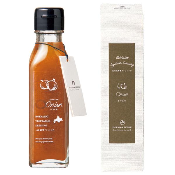 北海道のフレッシュな野菜で作ったドレッシング。豊かな大地に育まれた北海道野菜のしっかりした存在を感じる、この上なく贅沢な味わいです。厳選された素材の味を引き出した本格的なドレッシングはもちろん、パッケージにもこだわりが。野菜の色味が彩り鮮や...