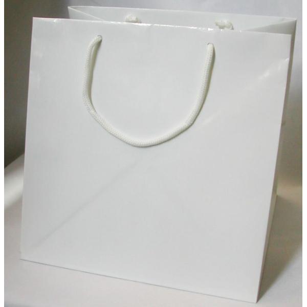 マチの広い 紙袋 ホワイト L 1枚 幅30cmマチ28cm 高さ30cm ペーパー