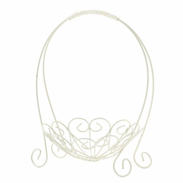 ミルキーな色合いがキュート。お菓子を数個入れておけるサイズだから、食卓においても可愛いサーバーバスケット。結婚式では、お気に入りのぬいぐるみを入れて、ウェルカムドールとして受付に置いたり…アイデア次第でお二人のウェディングを盛り上げるアイテ...