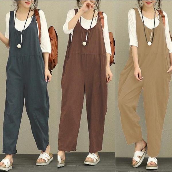 6色 新品 レディースサロペット オーバーオール つなぎ