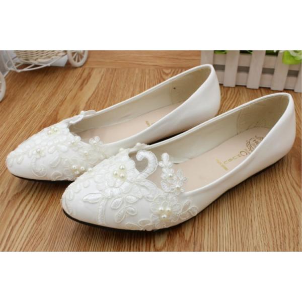 ウェディングシューズ ハイヒールパンプス 結婚式 レディースシューズ 美脚効果フラットシューズ 白 Buyee 日本代购平台 产品购物网站大全 Buyee一站式代购 Bot Online