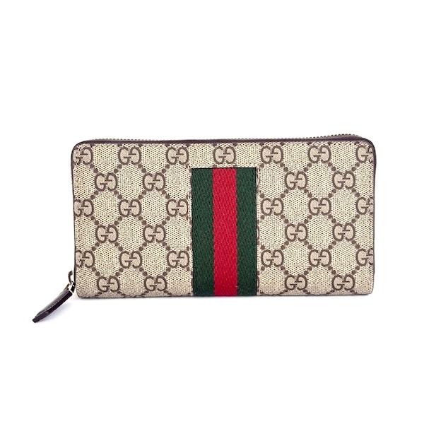 GUCCI（グッチ） 最新作!! メンズ 長財布 GGスプリーム PVC 779870