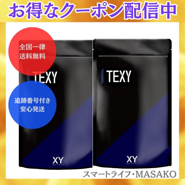TEXY テクシィ 120粒 2袋セット サプリ サプリメント テストステロンブースター トンカットアリエキス末