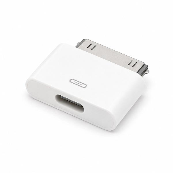 Type-C 30pin 変換コネクタ USB-C(メス) 30ピン(オス) 充電アダプタ iPhone4 iPhone4S対応 Dock変換