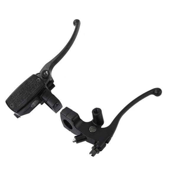 マスターシリンダー ブレーキ クラッチ レバー セット 25mm ブラック バイク ハンドル アルミ 合金 シャドウ マグナ スティード ドラッグスター 等