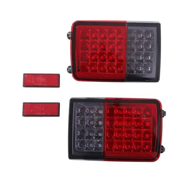 スズキ 用 32連 LED テールランプ ライト 左右セット レッド×スモーク
