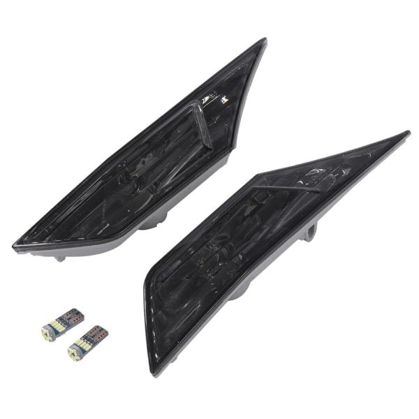 ホンダ 用 サイドマーカー ウインカー ライト ランプ 左右セット スモークレンズ シビック ハッチバック セダン US仕様 FK7 FK8 FC1 CIVIC タイプR 社外品