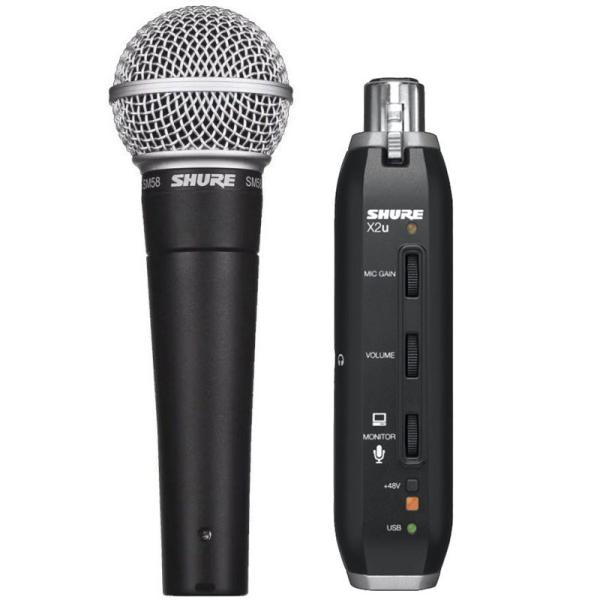 SHURE SM58-X2u�������Ή��F��������1�`2�������x�œ��ח\��
