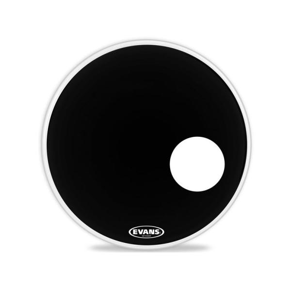 EVANS BD20RB [EQ3 Resonant Smooth Black 20 / Bass Drum]�y1ply �C 7.5mil + 10mil ring�z