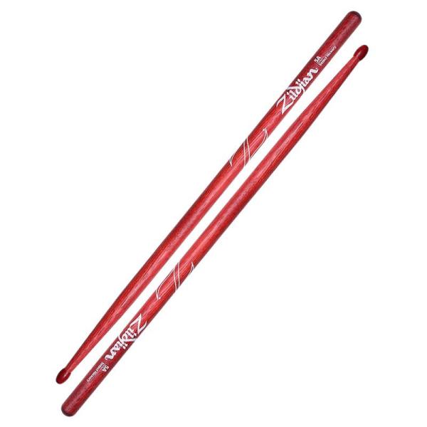 Zildjian LAZLZ5ANR [Hickory Series 5A / Nylon Tip / Red Finish]