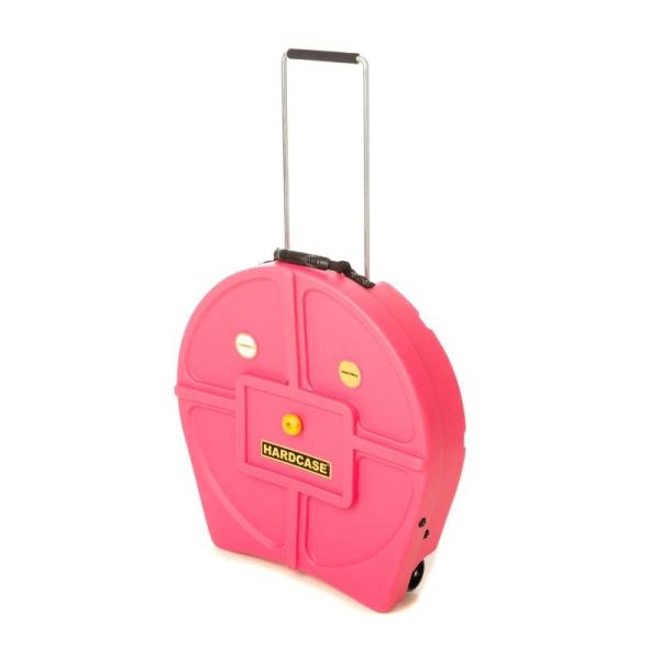 HNP9CYM22P 22" Cymbal Case with Wheels - Pink